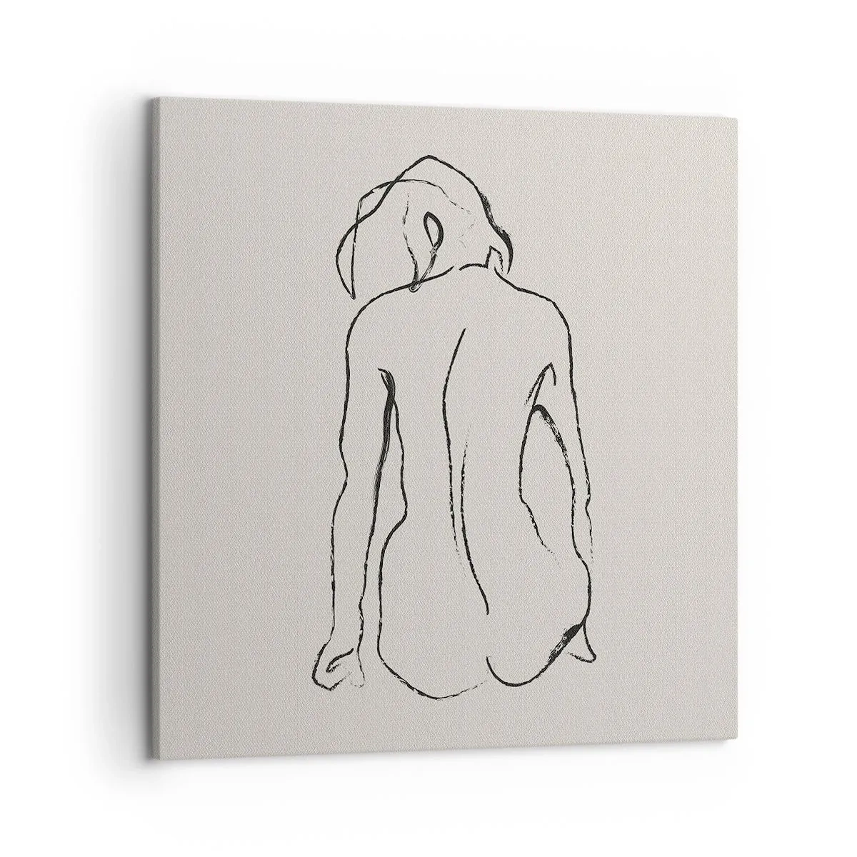 Obraz na plátne - Dievčenský akt - 50x50 cm