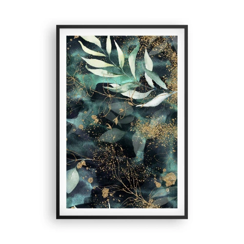 Plagát v čiernom ráme - Kúzelná záhrada - 61x91 cm
