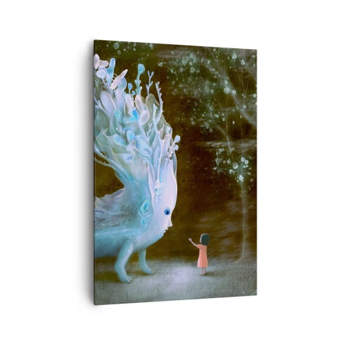 Obraz na plátne - Fantastické stretnutie - 70x100 cm
