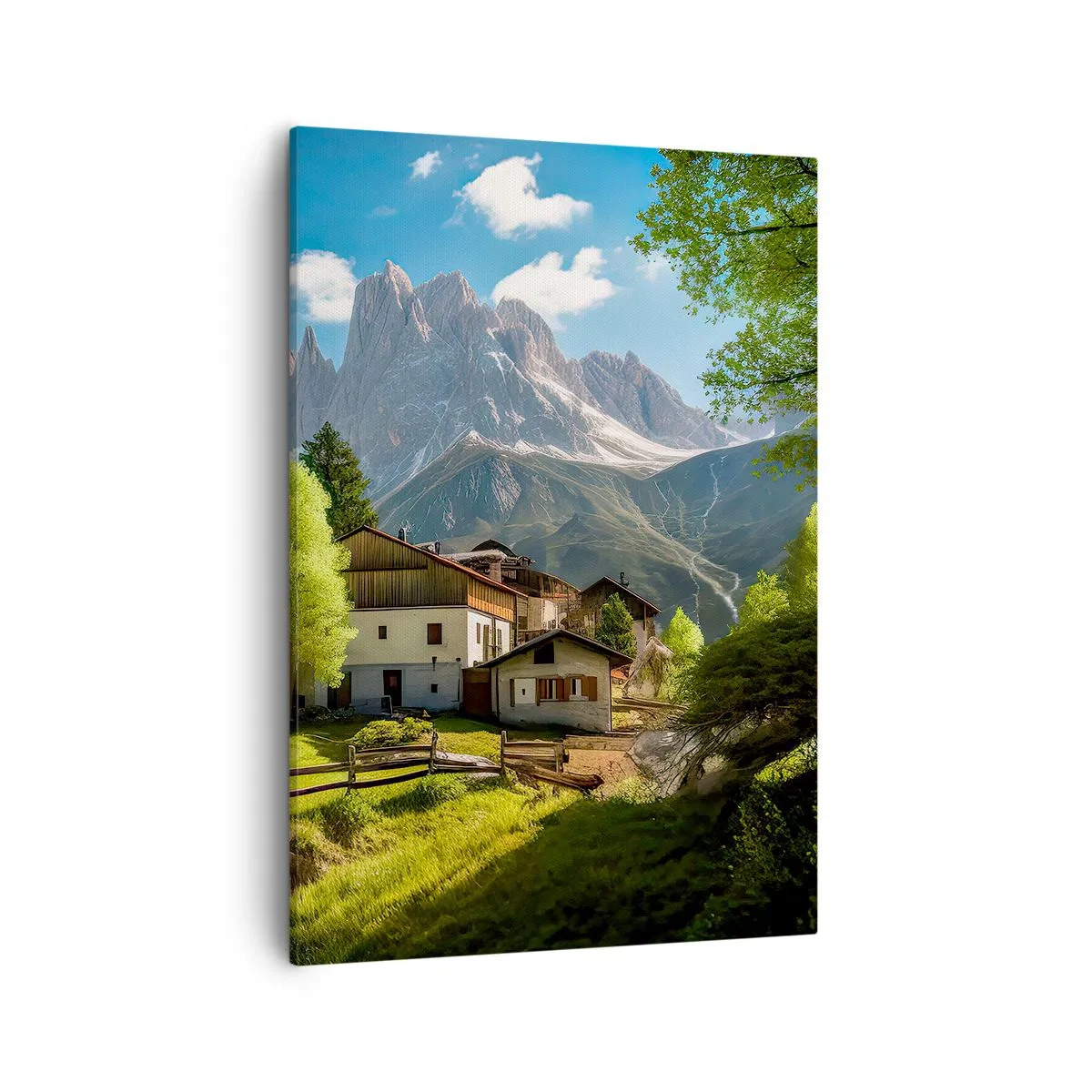 Obraz na plátne - Alpská idyla - 50x70 cm