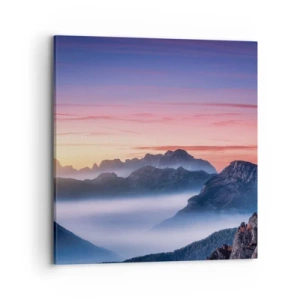 Obraz na plátne - Nad údoliami - 70x70 cm