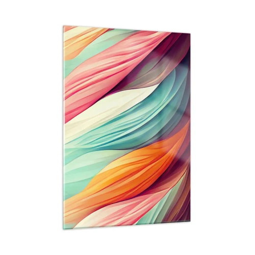 Obraz na skle - Dúhový uzol - 50x70 cm