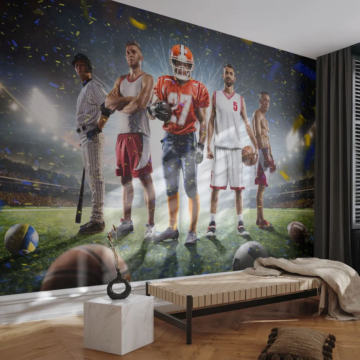 Samolepiaca Fototapeta Deluxe Sticker - Gladiátori arén - Šport, Športovec, Futbal - 200x140 cm