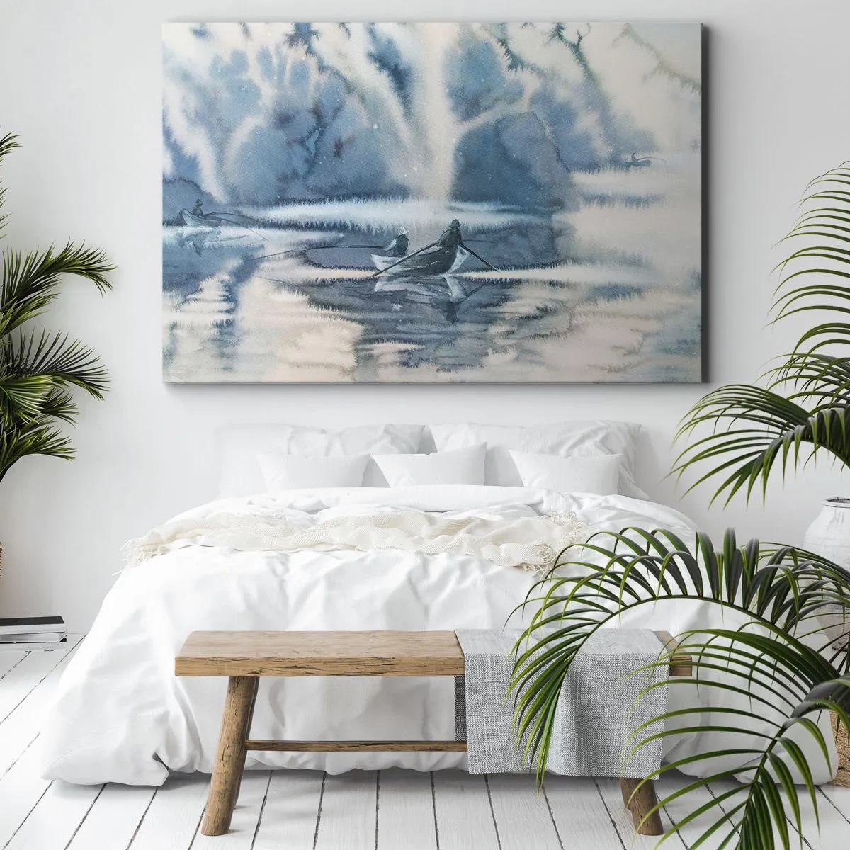 Obraz na plátne - Rybári vo svojom raji - 100x70 cm