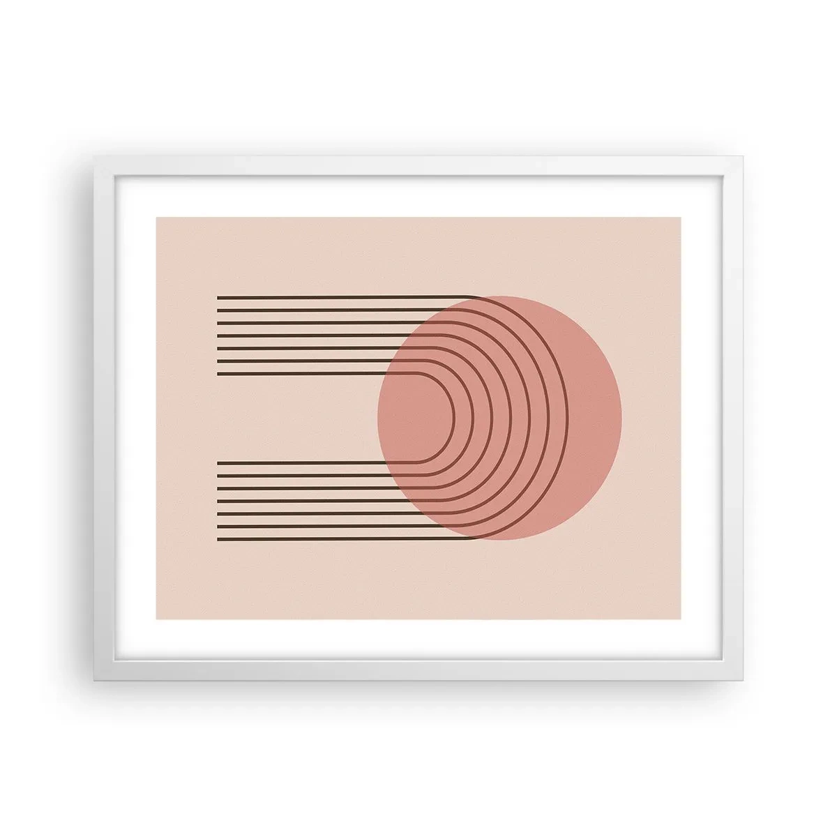 Plagát v bielom ráme - Neodolateľná príťažlivosť - 50x40 cm