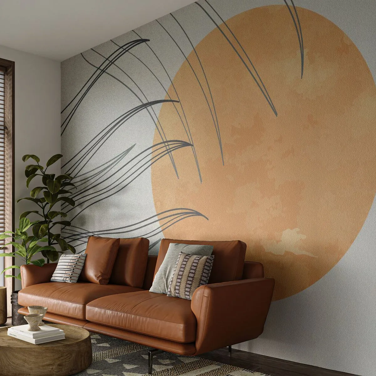 Fototapeta Premium Sand - Vždy ku slnku - slnko, Minimalizmus, Kus - 200x140 cm