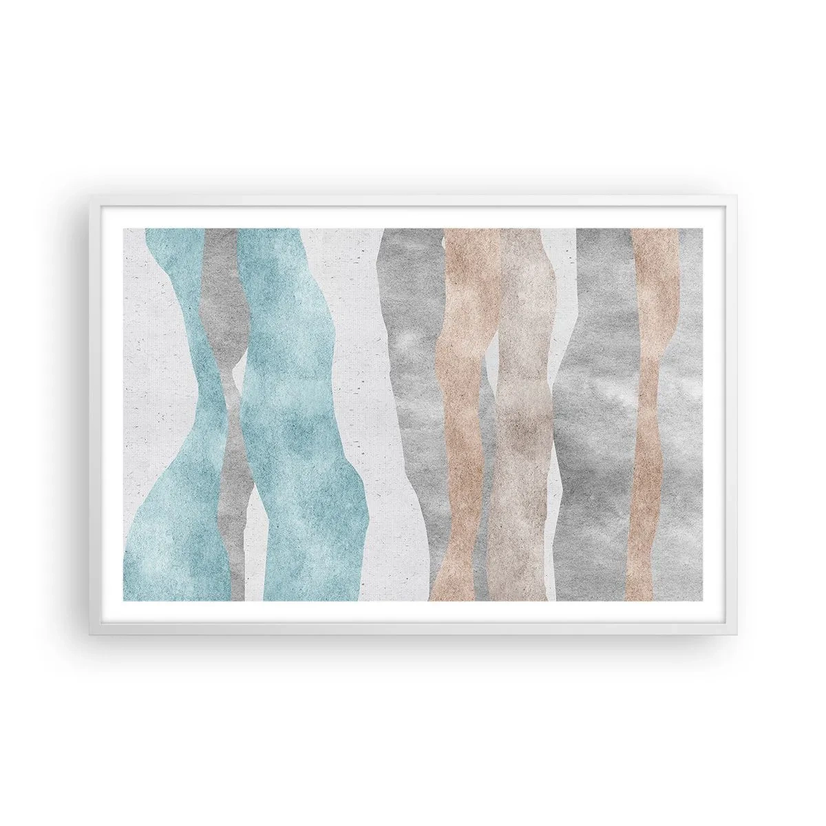 Plagát v bielom ráme - Štúdia blízkosti - 91x61 cm