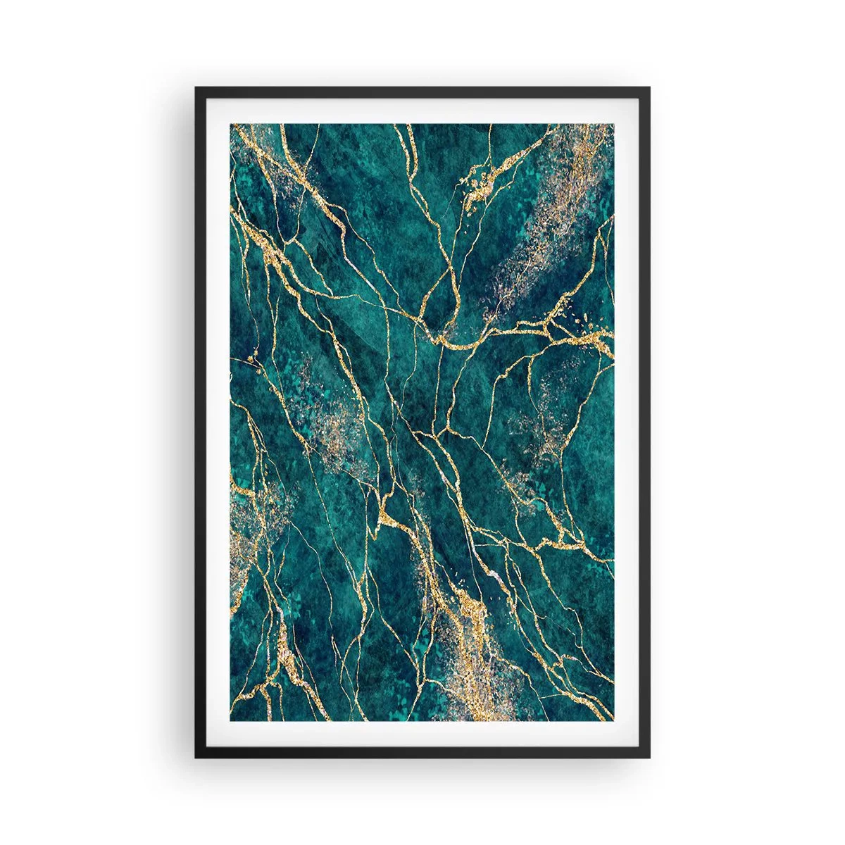 Plagát v čiernom ráme - Zlatá žila - 61x91 cm