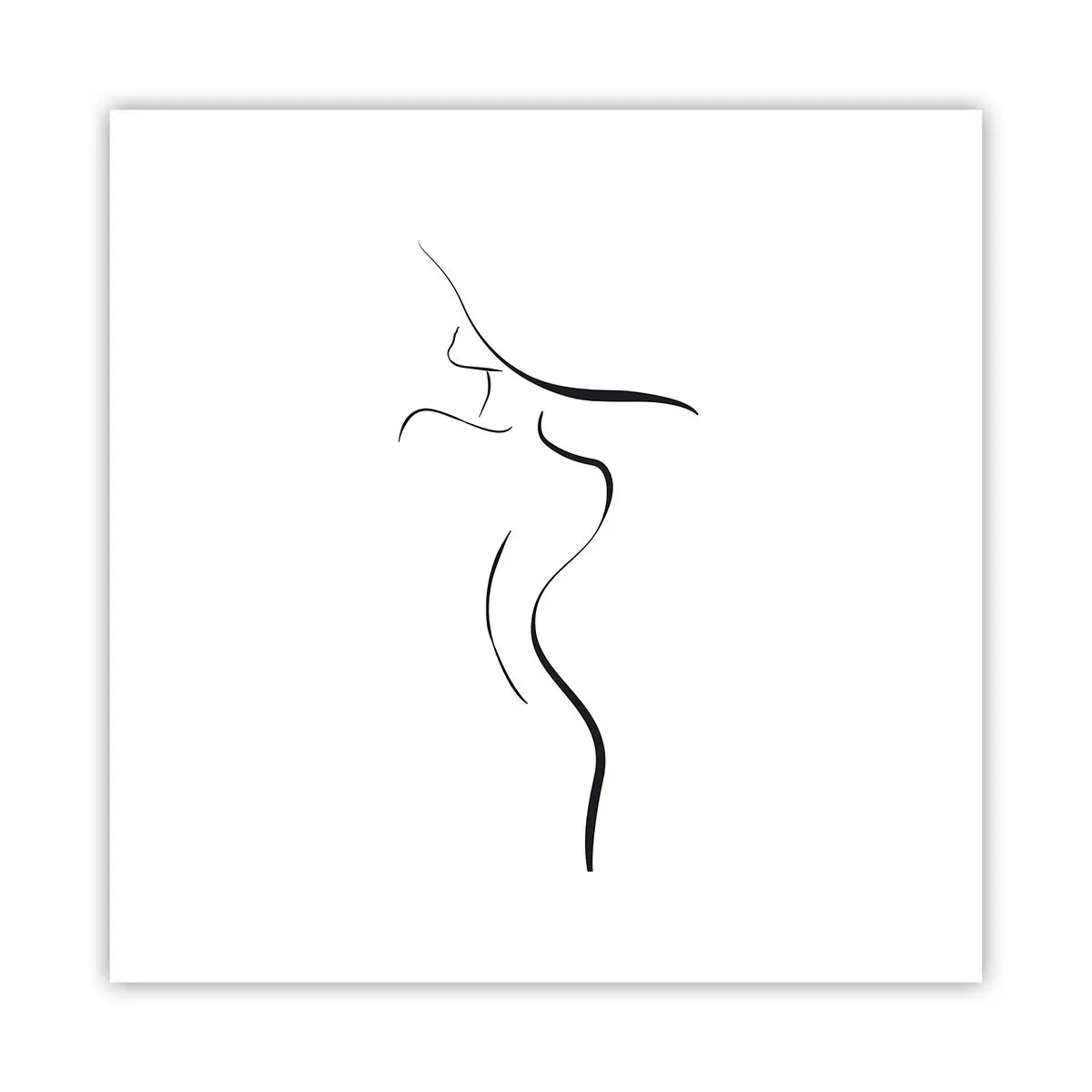 Plagát - Nepolapiteľná ako vlna - 40x40 cm