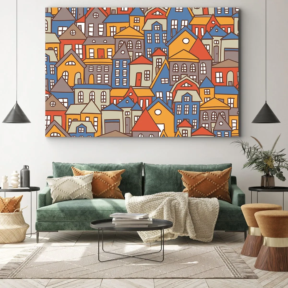 Obraz na plátne - Za domom dom - 100x70 cm