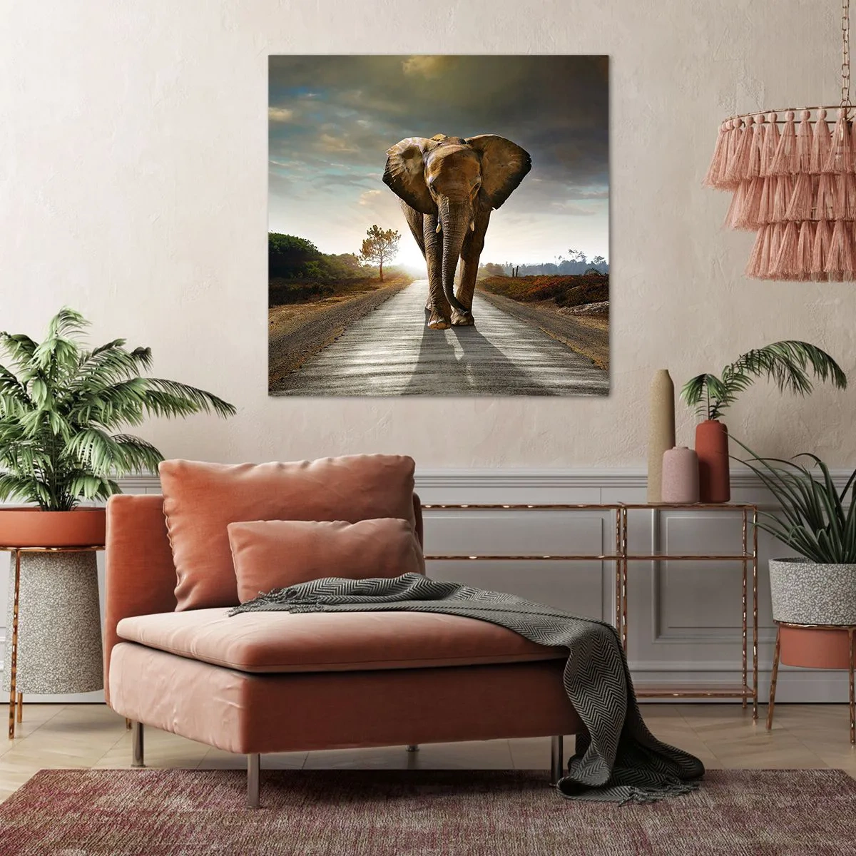 Obraz na plátne - A vôbec nie v sklade porcelánu - 60x60 cm