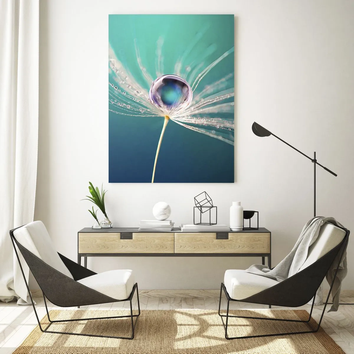 Obraz na skle - Mystický okamih - 50x70 cm