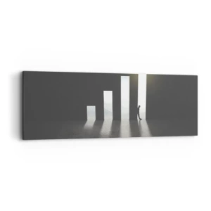 Obraz na plátne - Úspech – impresia - 90x30 cm