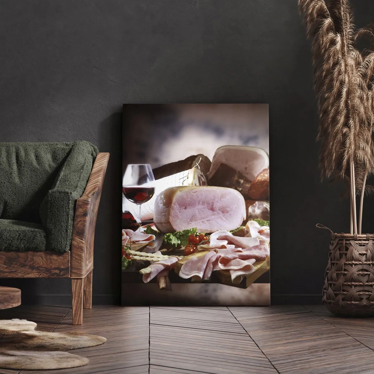 Obraz na plátne - Kulinárne snívanie s karafou - 70x100 cm