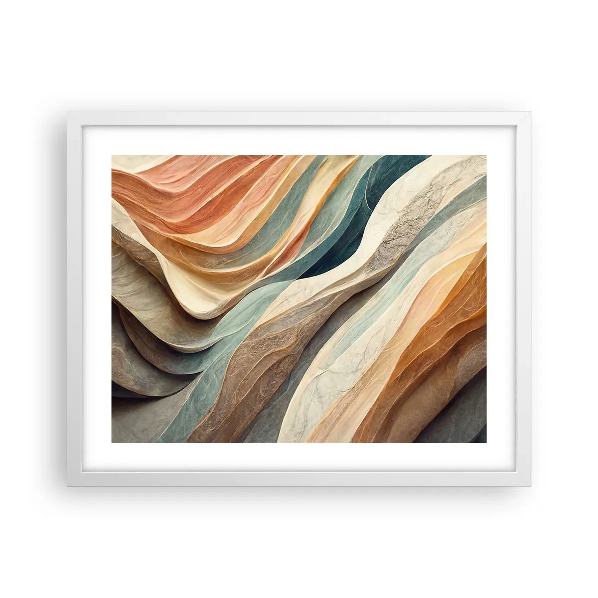 Plagát v bielom ráme - Okamih pred zmenou - 50x40 cm