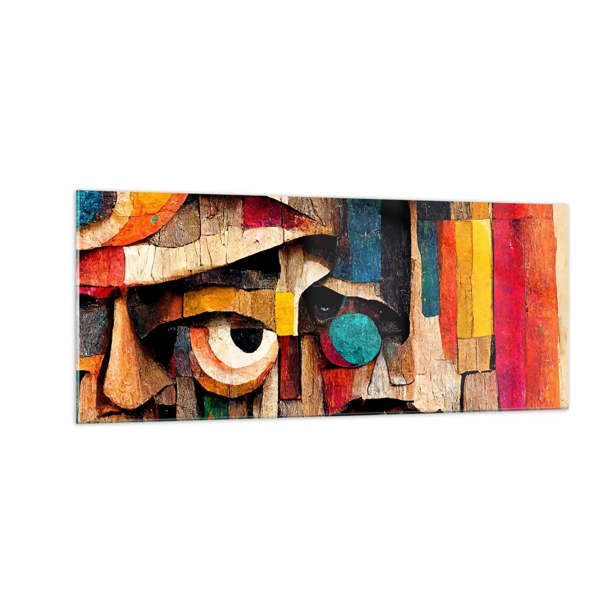 Obraz na skle - Vidím ťa… - 100x40 cm