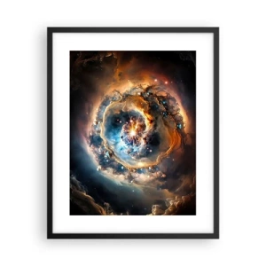 Plagát v čiernom ráme - Začiatok - 40x50 cm