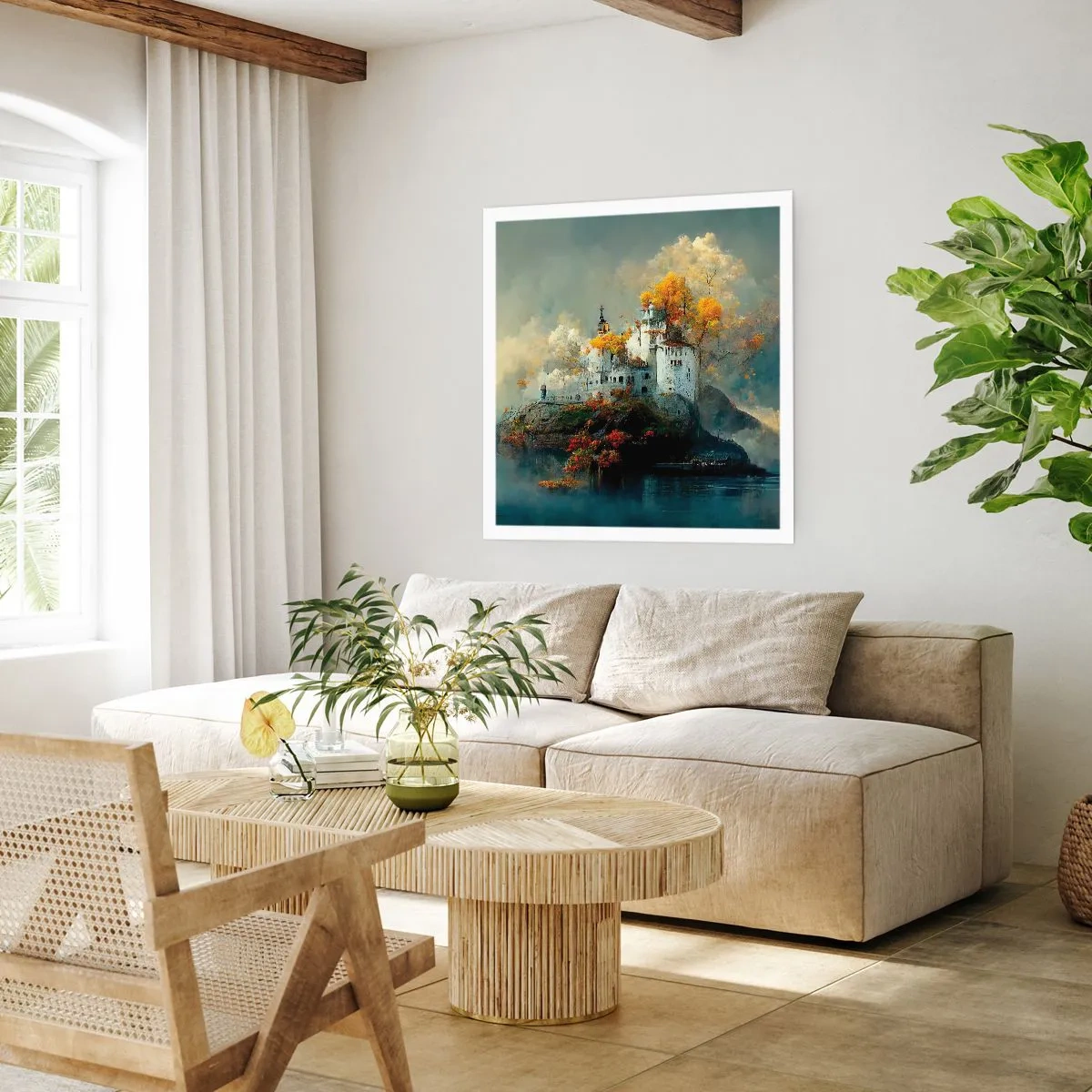 Plagát - Začiatok romantického príbehu - 60x60 cm