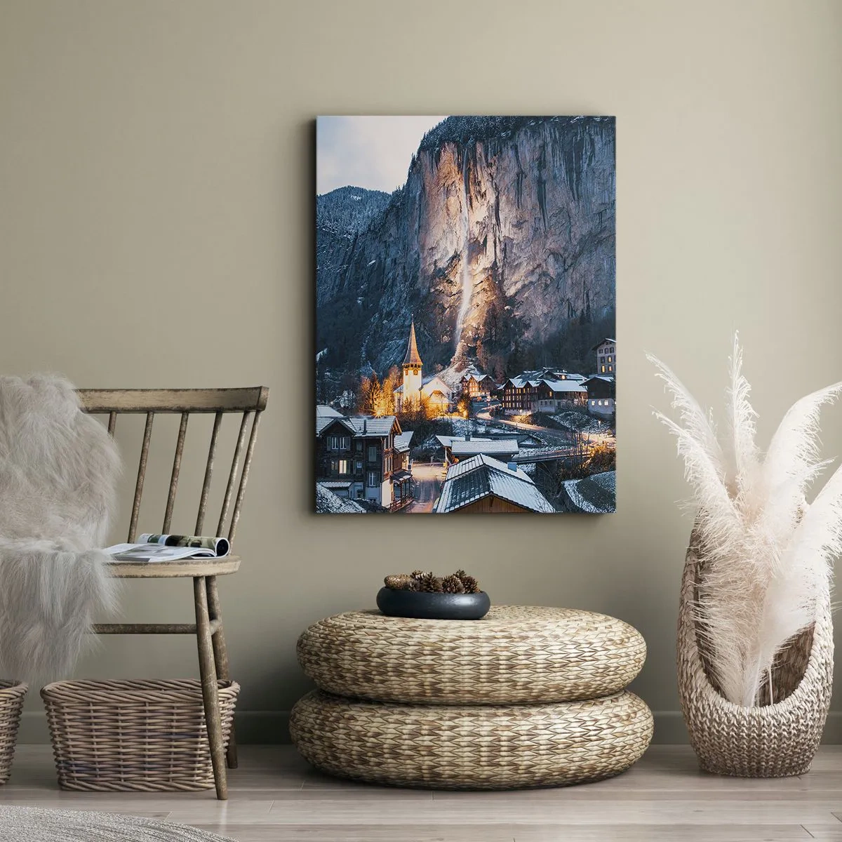 Obraz na plátne - Svetlý duch zimy - 80x120 cm