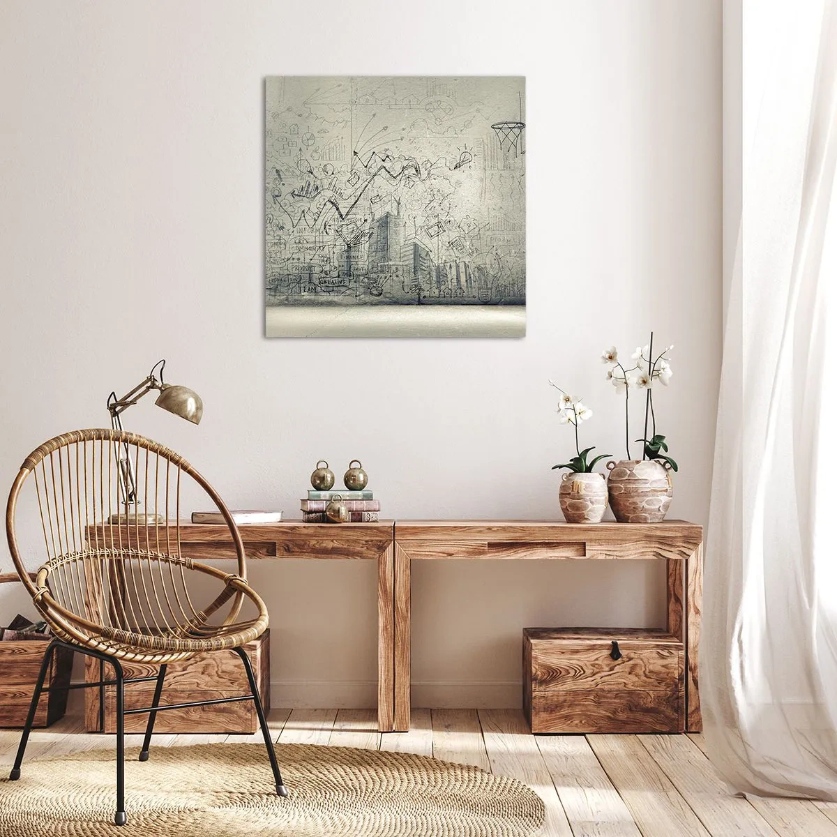 Obraz na plátne - Môj skvelý mestský život - 60x60 cm