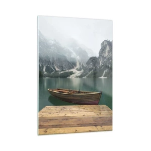 Obraz na skle - „Hrdé skaly vpredu“ - 50x70 cm