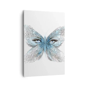 Obraz na plátne - Sýkorka modrinka eros - 70x100 cm