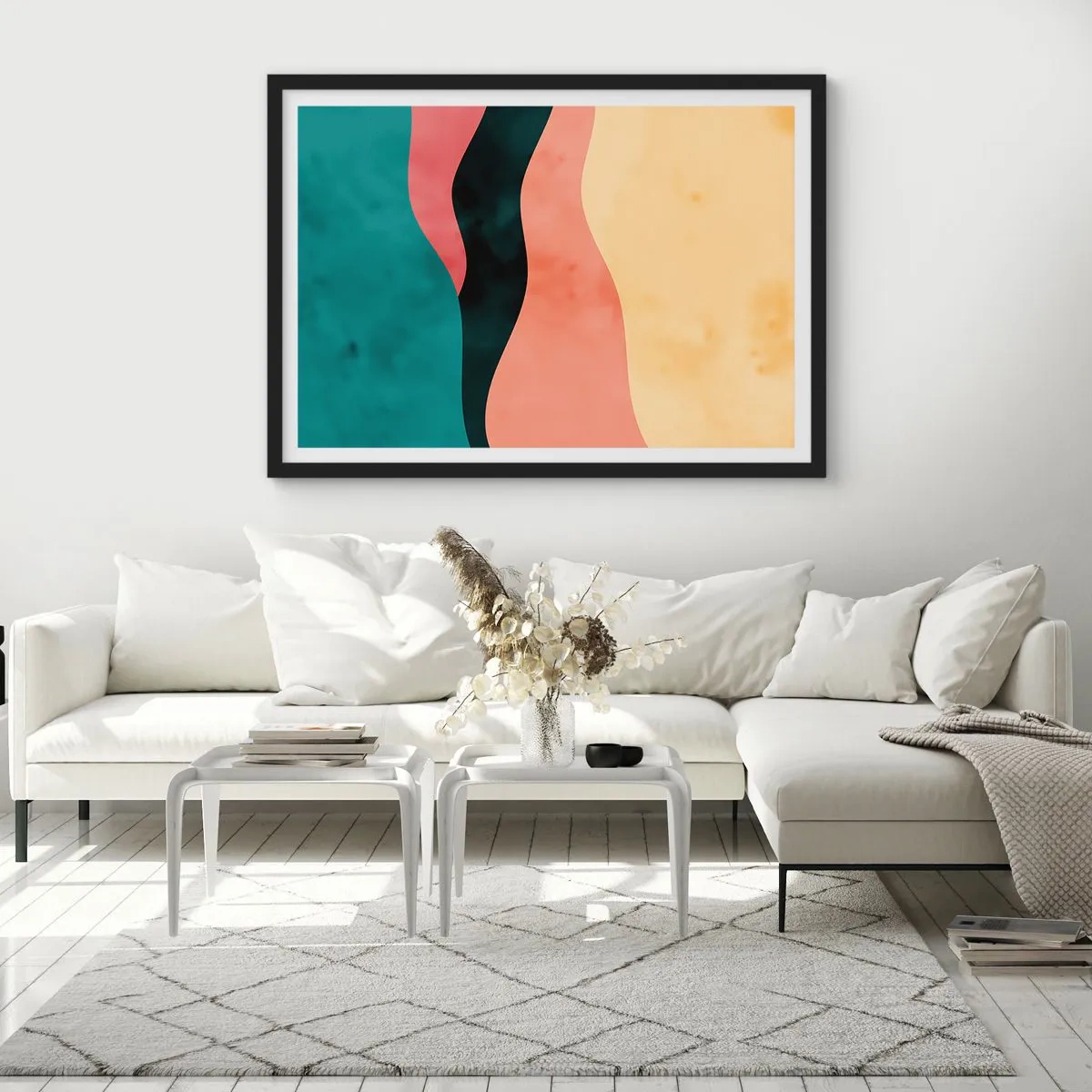 Plagát v čiernom ráme - Kompatibilný nesúlad - 91x61 cm