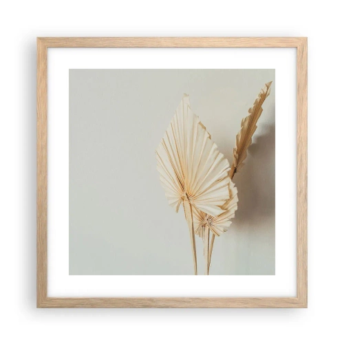 Plagát v ráme zo svetlého duba - Keď potrebuješ útechu - 40x40 cm