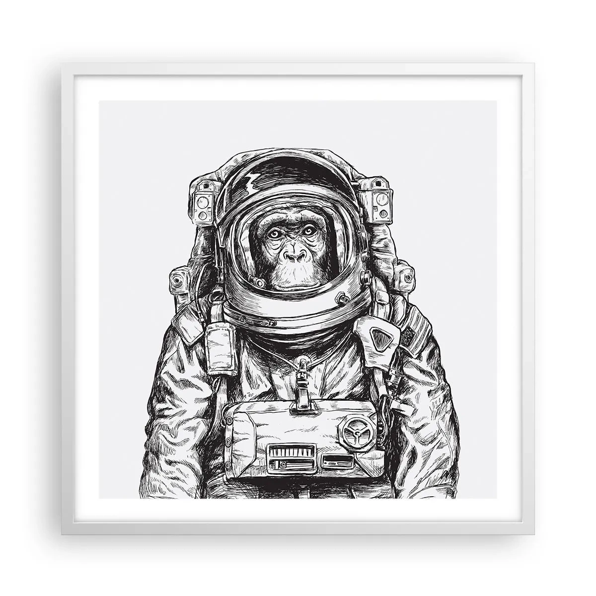 Plagát v bielom ráme - Alternatívny vývoj - 60x60 cm