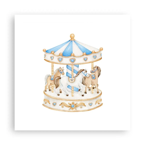 Plagát - Sladké detstvo - 50x50 cm