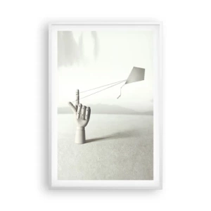 Plagát v bielom ráme - Výzva - 61x91 cm