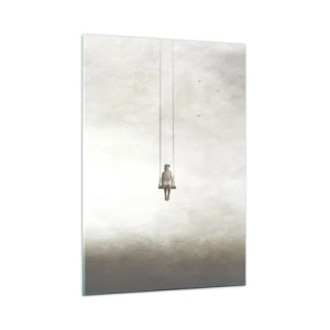 Obraz na skle - Dieťa v nás - 50x70 cm