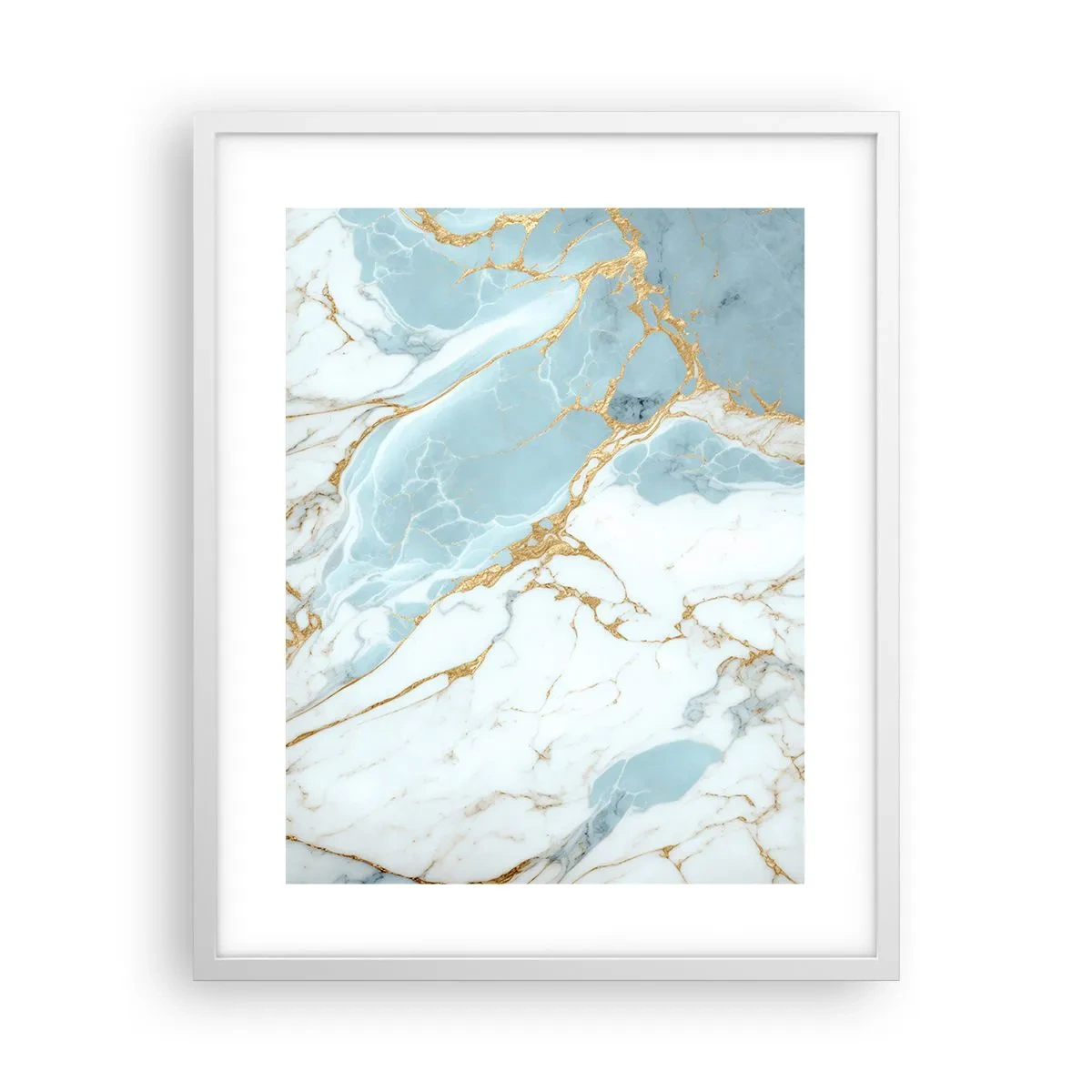 Plagát v bielom ráme - Bohatstvo kameňa - 40x50 cm