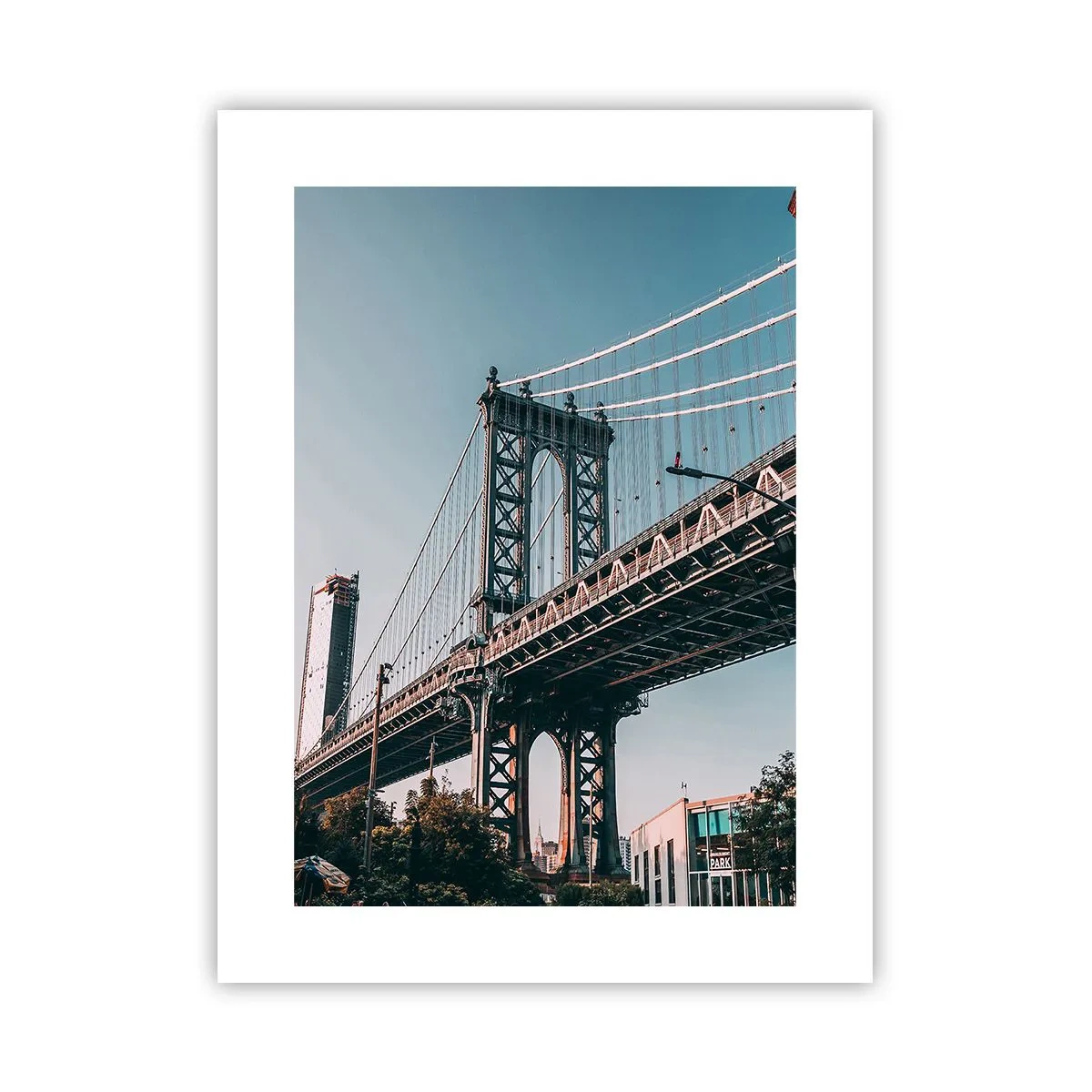 Plagát - Nad vlnami mesta - 30x40 cm