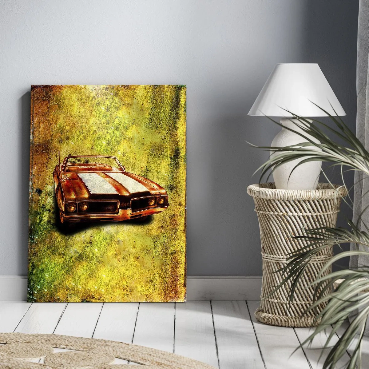 Obraz na plátne - Sila začarovaná do tvarov - 45x80 cm