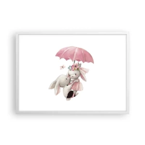 Plagát v bielom ráme - To je láska - 70x50 cm