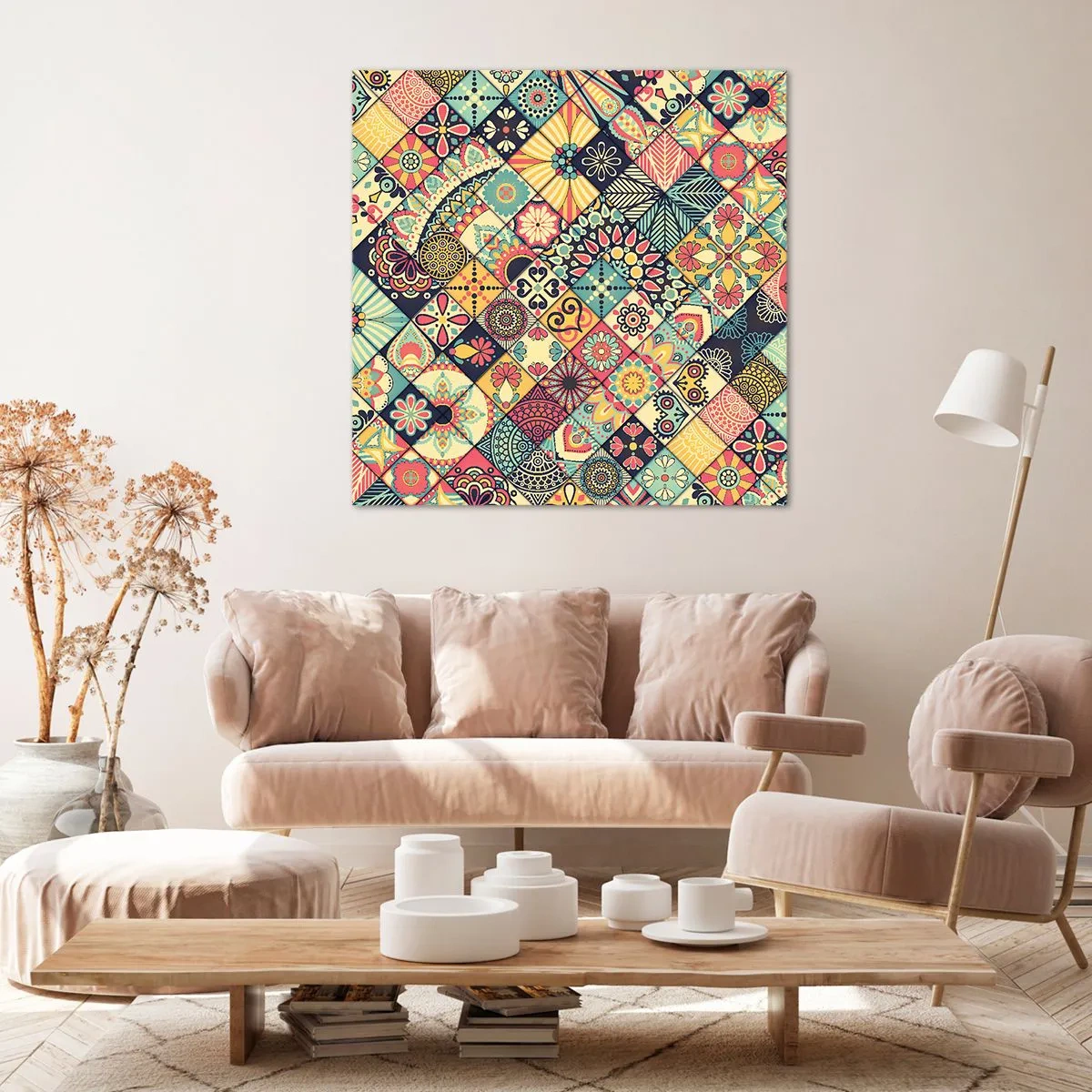 Obraz na plátne - Marocká vízia - 50x50 cm