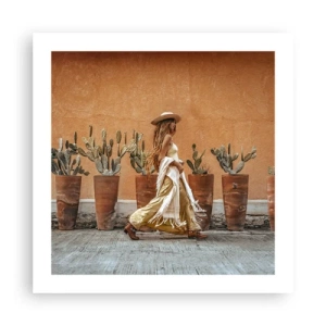 Plagát - V hippie štýle - 50x50 cm