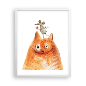 Plagát v bielom ráme - Paradoxy lásky - 40x50 cm