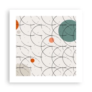 Plagát - V duchu pop-artu - 40x40 cm