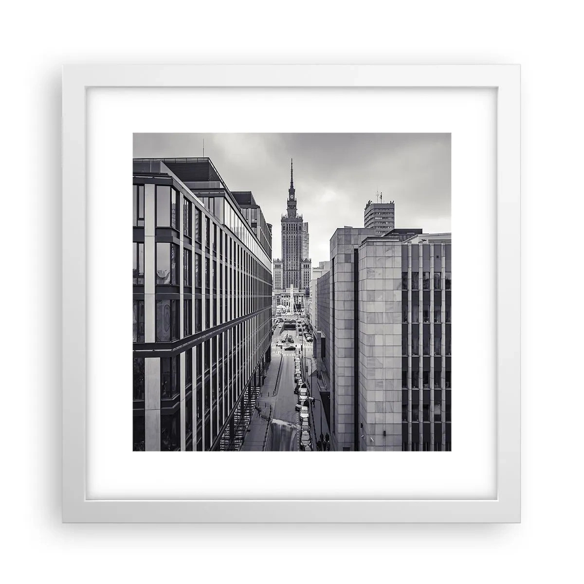Plagát v bielom ráme - Varšavské údolie - 30x30 cm