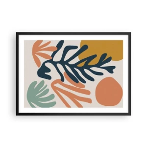 Plagát v čiernom ráme - Koralové more - 70x50 cm