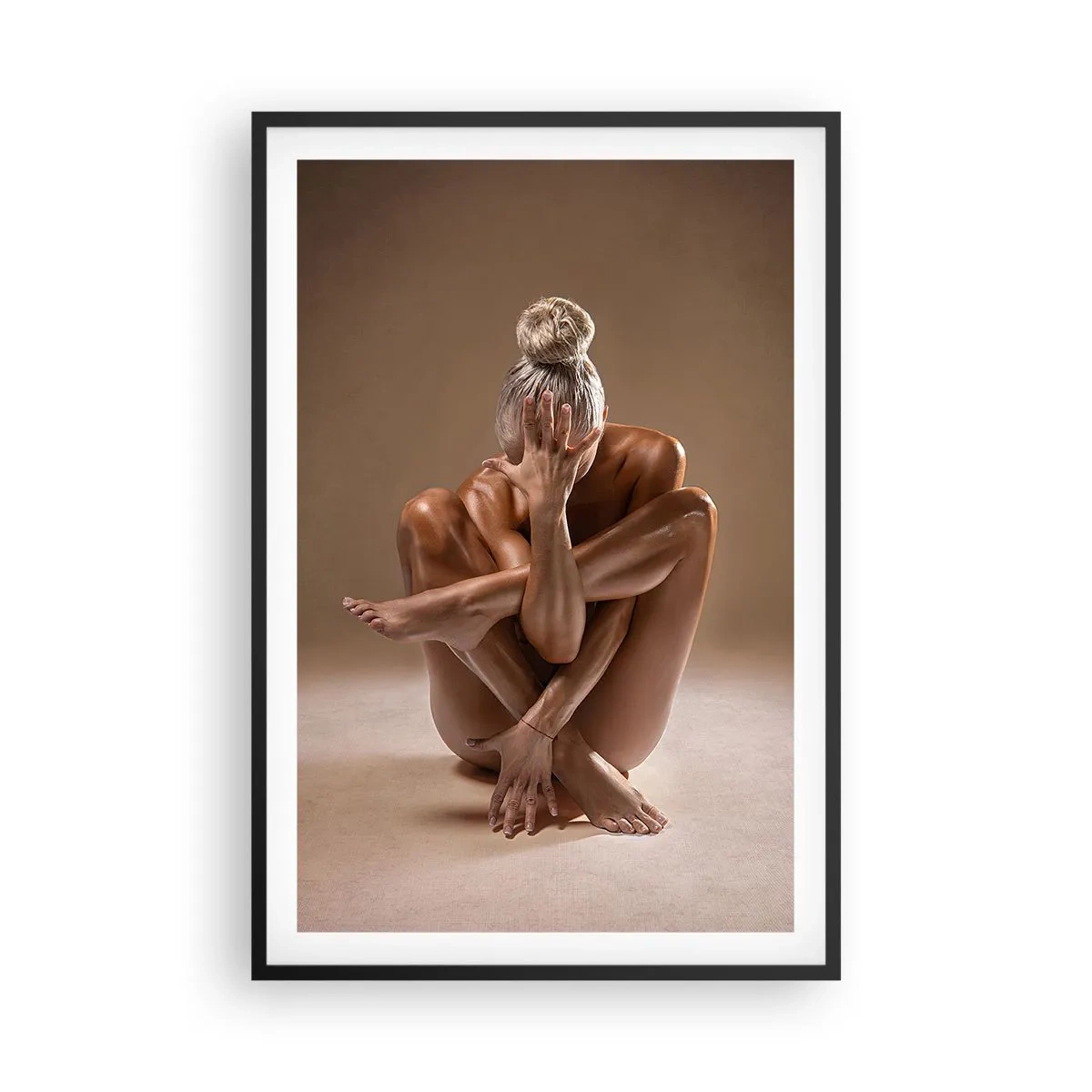 Plagát v čiernom ráme - Jednota tela a ducha - 61x91 cm