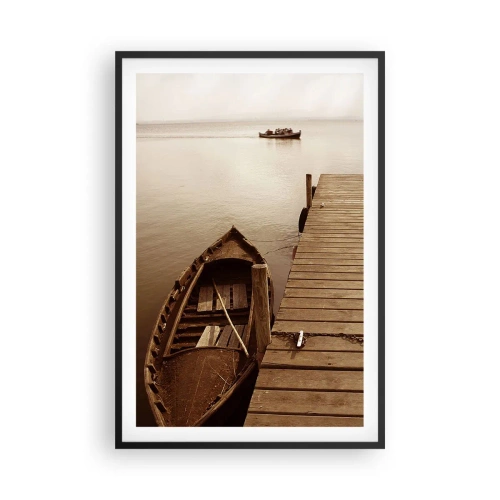 Plagát v čiernom ráme - Veľký pokoj - 61x91 cm