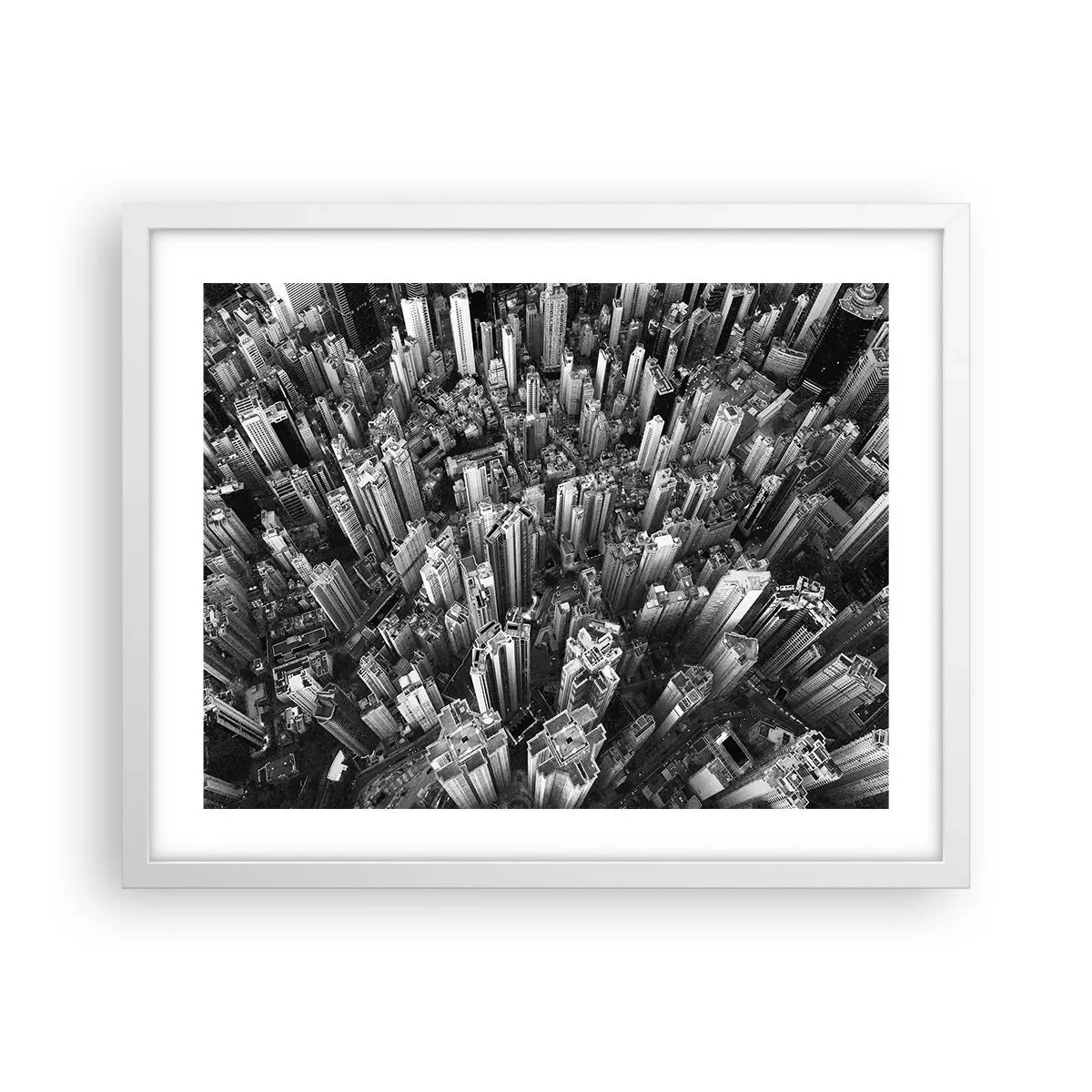 Plagát v bielom ráme - Stále vyššie a vyššie - 50x40 cm