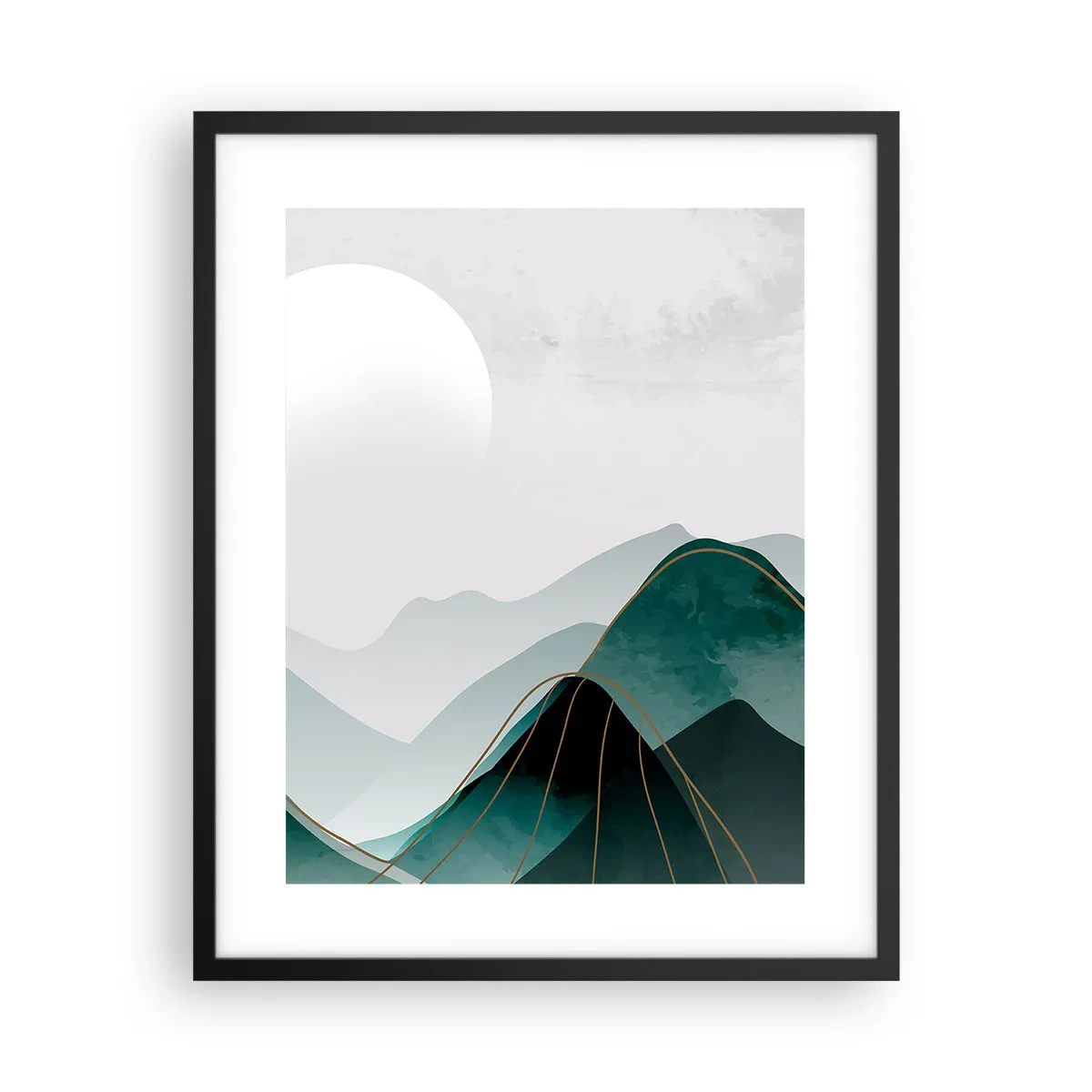 Plagát v čiernom ráme - V plnom majestáte - 40x50 cm