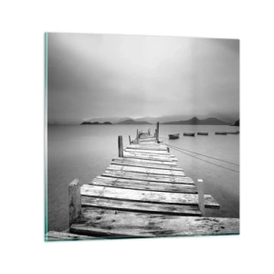 Obraz na skle - Za horami, za morom  - 60x60 cm