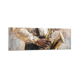 Obraz na skle - Čas na sólovú hru - 160x50 cm
