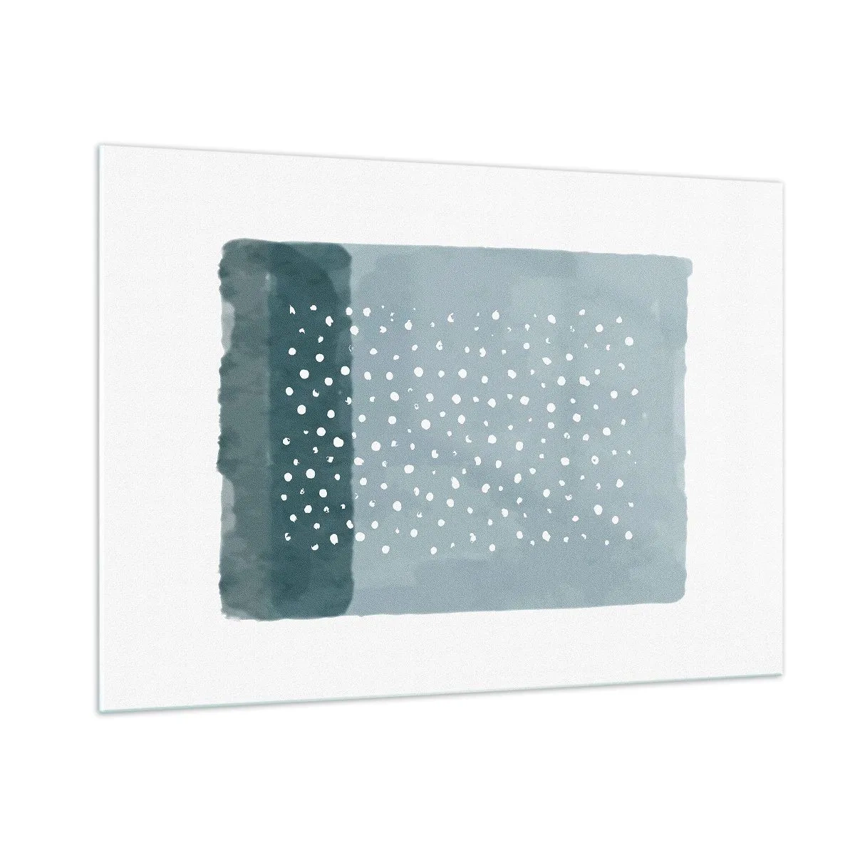 Obraz na skle - Pestované na modrej - 100x70 cm