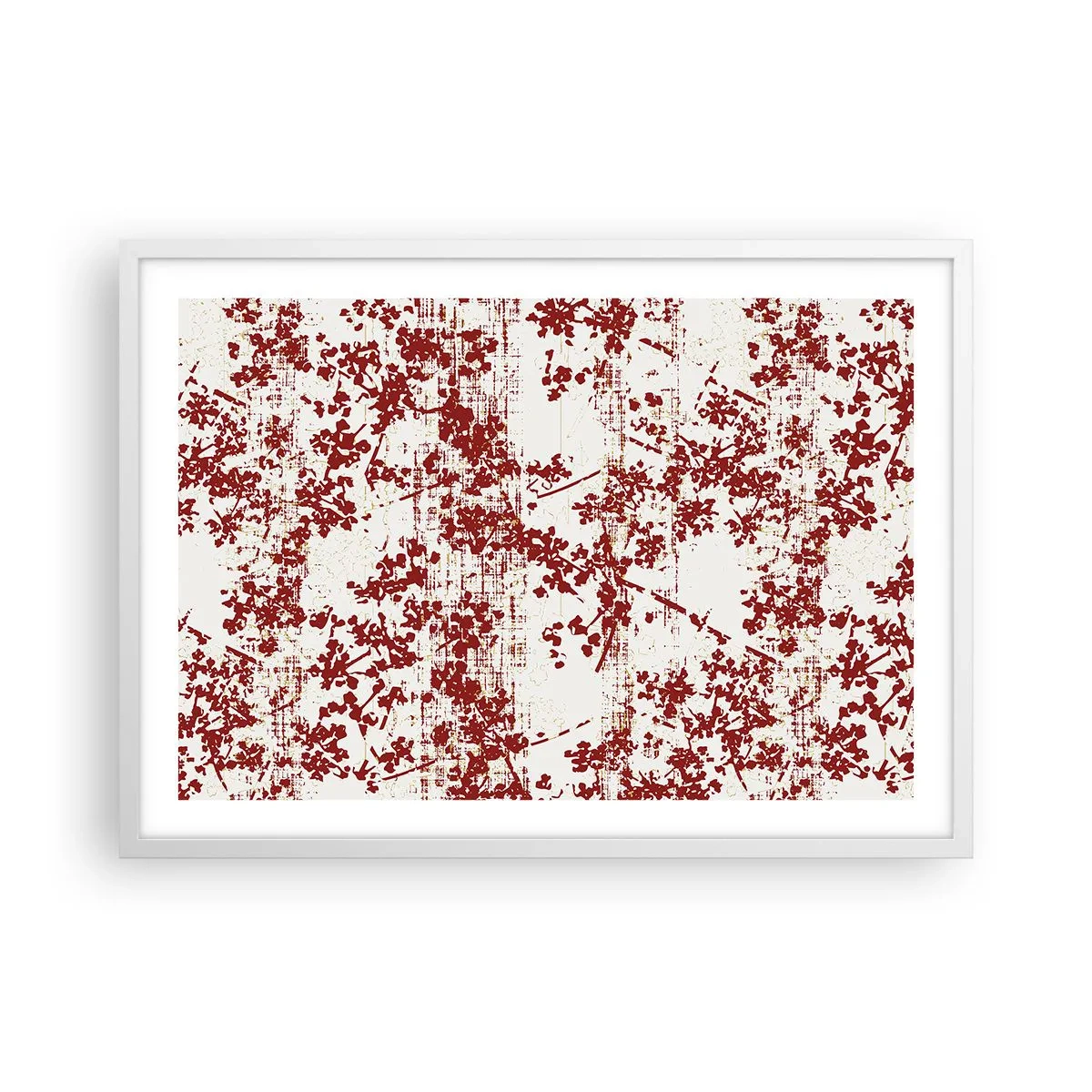 Plagát v bielom ráme - Staré kaliko - 70x50 cm